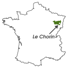 Le Chorin sur la carte des Vosges